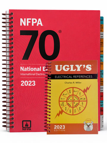NFPA 70 NEC 2023 Spiral (1455929379) with Ugly's Electrical Reference (1284315754)