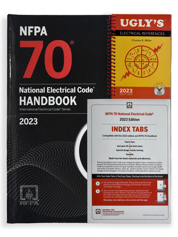 NFPA 70 NEC 2023 Handbook (1455930717) with Ugly's Electrical References (1284315754)