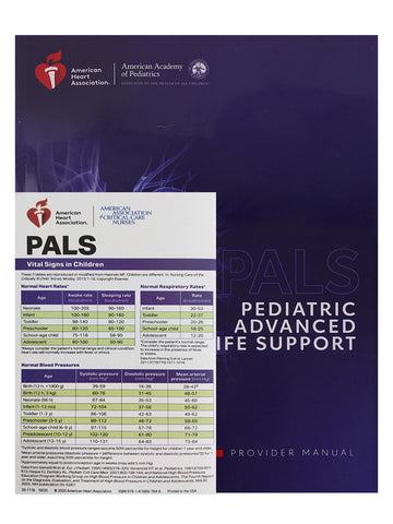 PALS Provider Manual, AHA (1616697857)