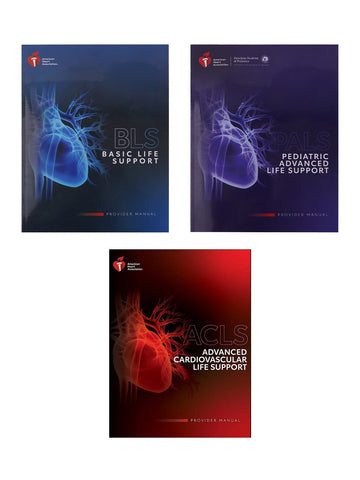 Complete Life Support Combo Set: BLS, ACLS & PALS Provider Manuals